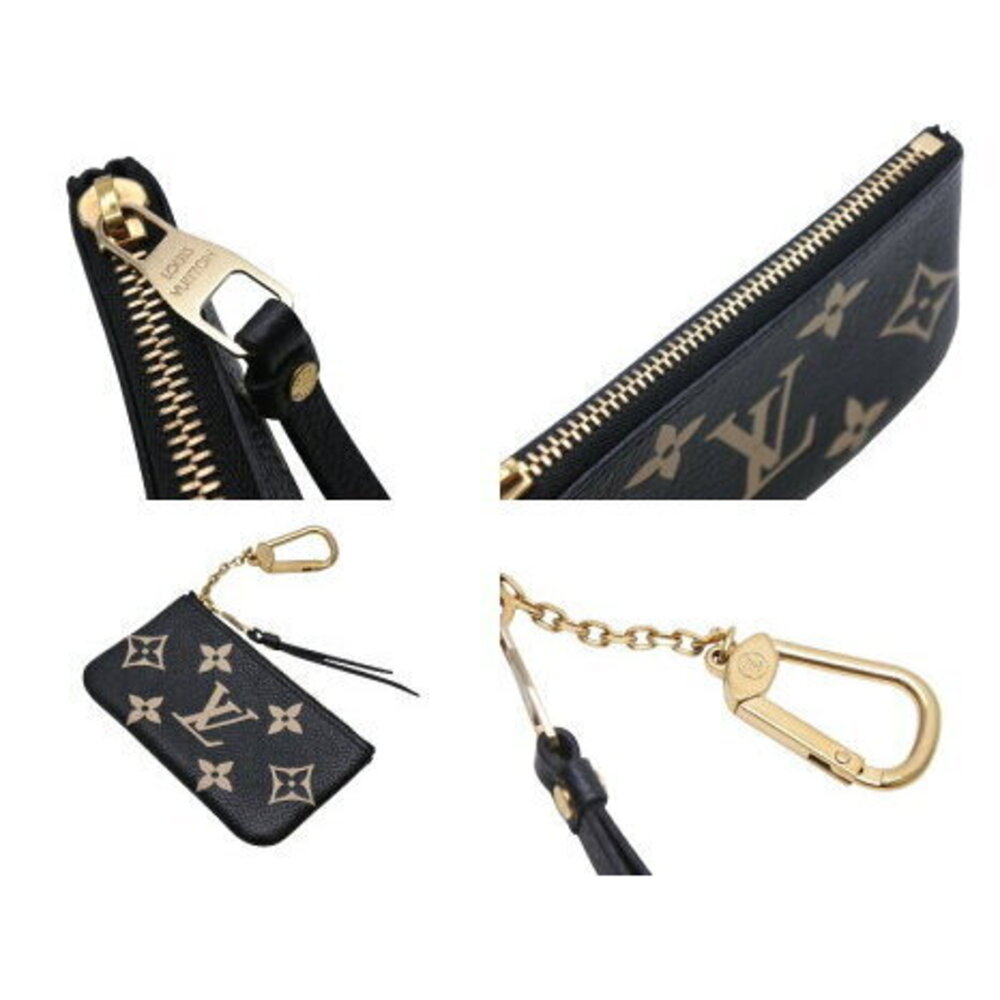Louis Vuitton Monogram Pochette Noir Black Coin Wallet Case Logo - Picture 7 of 7